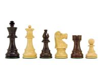 Franse Ridder Serie Rozenhout Staunton Schaakstukken 8 cm