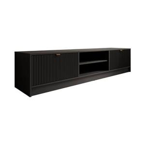 Meubella TV-Meubel Tavares - Zwart - 180 cm