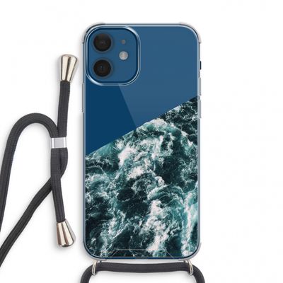 Zee golf: iPhone 12 mini Transparant Hoesje met koord