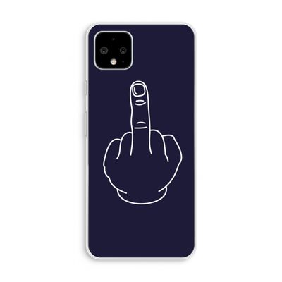 F**k U: Pixel 4 XL Transparant Hoesje