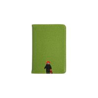 Oliva's - Paspoort hoesje - Travel wallet - Paspoorthouder - Kat - Groen - thumbnail