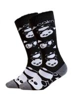 Cairn Skisokken Kinderen 2-pack Black Panda-19/22
