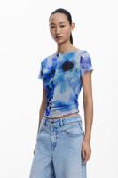Geribd tule T-shirt - BLUE - XS