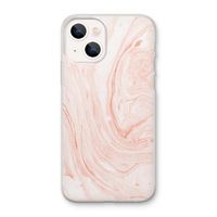 Peach bath: iPhone 13 mini Transparant Hoesje