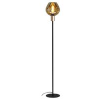 Masterlight Zwarte vloerlampBounty met gouden fitting - 1472-05-02-130-3