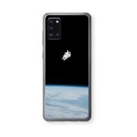 Alone in Space: Samsung Galaxy A31 Transparant Hoesje