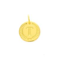 Imotionals Ronde Kettinghanger Letter T Goud