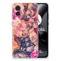 Motorola Edge 30 Neo TPU Case Bosje Bloemen - thumbnail