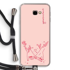 Best Friends: Samsung Galaxy J4 Plus Transparant Hoesje met koord