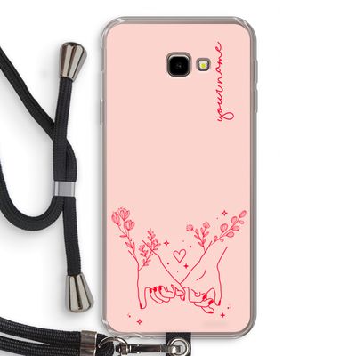 Best Friends: Samsung Galaxy J4 Plus Transparant Hoesje met koord