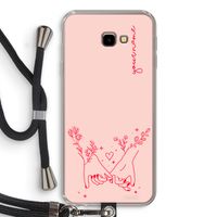 Best Friends: Samsung Galaxy J4 Plus Transparant Hoesje met koord