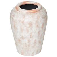 Beliani - MIRI - Decoratieve vaas - Off-white - Terracotta - thumbnail