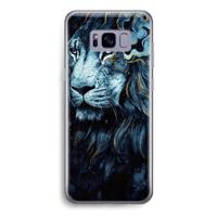 Darkness Lion: Samsung Galaxy S8 Transparant Hoesje - thumbnail