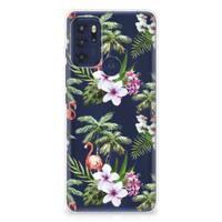 Motorola Moto G60s | TPU Hoesje | Flamingo Palms