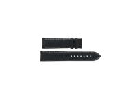 Horlogeband Tissot T063.617.A / T610031122 Leder Zwart 20mm