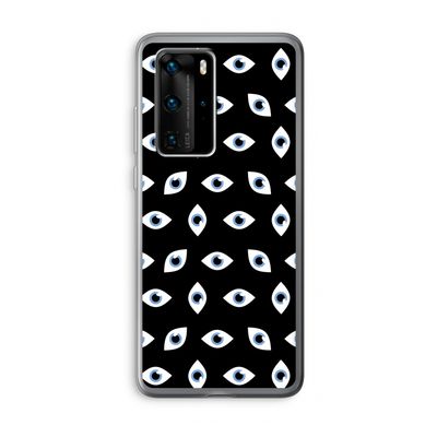 Eyes pattern: Huawei P40 Pro Transparant Hoesje