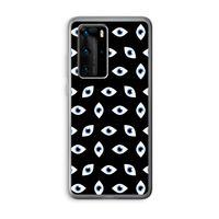Eyes pattern: Huawei P40 Pro Transparant Hoesje
