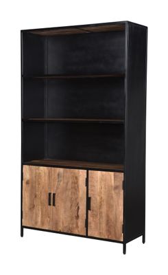 Livingfurn Opbergkast 'Sturdy' Mangohout, 200 x 120cm
