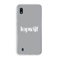 Topwijf Grijs Wit: Samsung Galaxy A10 Transparant Hoesje Topwijf Grijs Wit: Samsung Galaxy A10 Transparant Hoesje