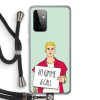 Gimme a call: Samsung Galaxy A72 5G Transparant Hoesje met koord
