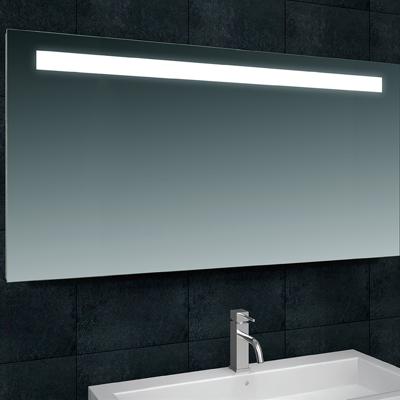 Wiesbaden Tigris Rechthoekige Badkamerspiegel met LED Verlichting - 140x80cm