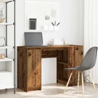 Bureau 120x42x76 cm spaanplaat oud hout