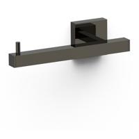Tres Banyo toiletrolhouder zonder klep zwart metallic