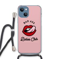 Badass Babes Club: iPhone 13 Transparant Hoesje met koord
