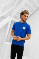 Project X Paris Gebroken Hart T-Shirt Heren Blauw - Maat XS - Kleur: Blauw | Soccerfanshop