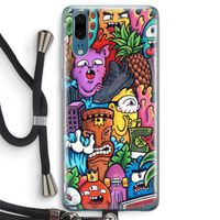 Vexx Mixtape: Huawei P20 Transparant Hoesje met koord