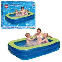 Wehncke Family Opblaas Zwembad 200x150x50 cm Blauw/Groen Wehncke Family Opblaas Zwembad 200x150x50 cm Blauw/Groen