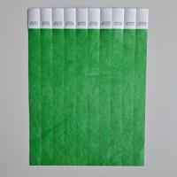 Toegangsbandjes kleur groen 100 stuks