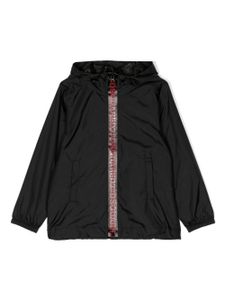 DSQUARED2 KIDS veste à bande logo - Noir