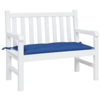 VidaXL Tuinbankkussen 100x50x7 cm oxford stof blauw