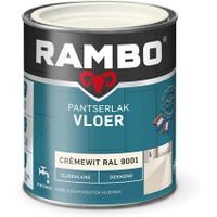 Rambo Pantserlak Vloer Dekkend Zijdeglans - Cremewit Ral 9001 - thumbnail