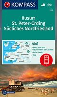 Wandelkaart 712 Husum - St. Peter-Ording - Südliches Nordfriesland | Kompass - thumbnail