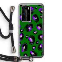 Green Cheetah: Huawei P40 Pro Transparant Hoesje met koord