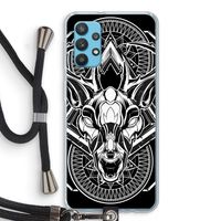 Oh Deer: Samsung Galaxy A32 4G Transparant Hoesje met koord