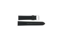 Horlogeband Seiko SUP873P1 / V115-0BE0 / L01W011J0 Leder Zwart 20mm