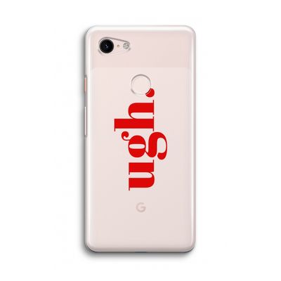 Ugh: Google Pixel 3 Transparant Hoesje