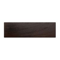 Rechthoekige donkerbruine houten meubelpoot 4,5 cm - thumbnail