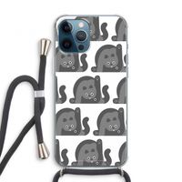 Cats: iPhone 12 Pro Transparant Hoesje met koord