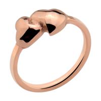 Midi-ring Met roségoud verguld chirurgisch staal Ringen - thumbnail