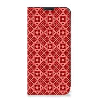 Samsung Galaxy Xcover 6 Pro | Hoesje met Magneet | Batik Rood