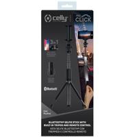 Celly bluetooth selfie stick with tripod and remote