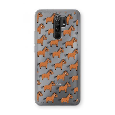Pony: Xiaomi Redmi 9 Transparant Hoesje