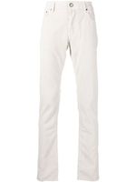 Jacob Cohën pantalon slim à taille basse - Blanc - thumbnail