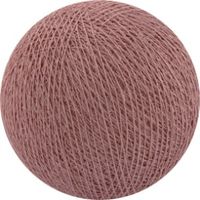 25 losse Cotton Ball's (Dirty Rose)