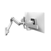 Ergotron HX Dual Arm Wall Mount Monitor-wandbeugel 2-voudig 38,1 cm (15) - 81,3 cm (32) Wit Draaibaar, In hoogte verstelbaar, Kantelbaar, Zwenkbaar - thumbnail