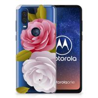 Motorola One Vision | TPU Case | Roses